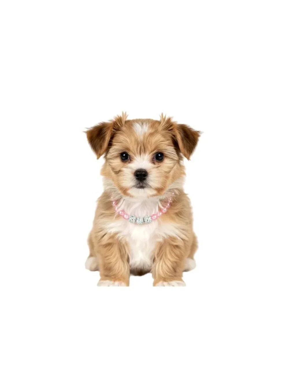 Pink Pearl Dog Necklace | Boutique Pet Jewelry 12.5